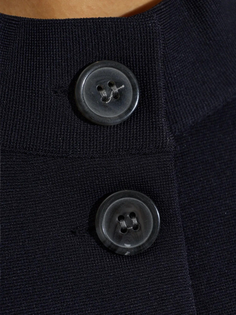 Emporio Armani Vest met knopen en patroon Blauw
