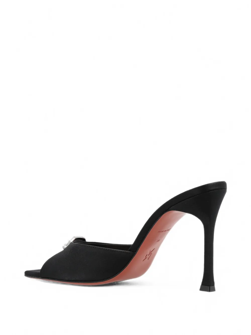 Amina Muaddi Mini Camelia crystal-embellished sandals Zwart