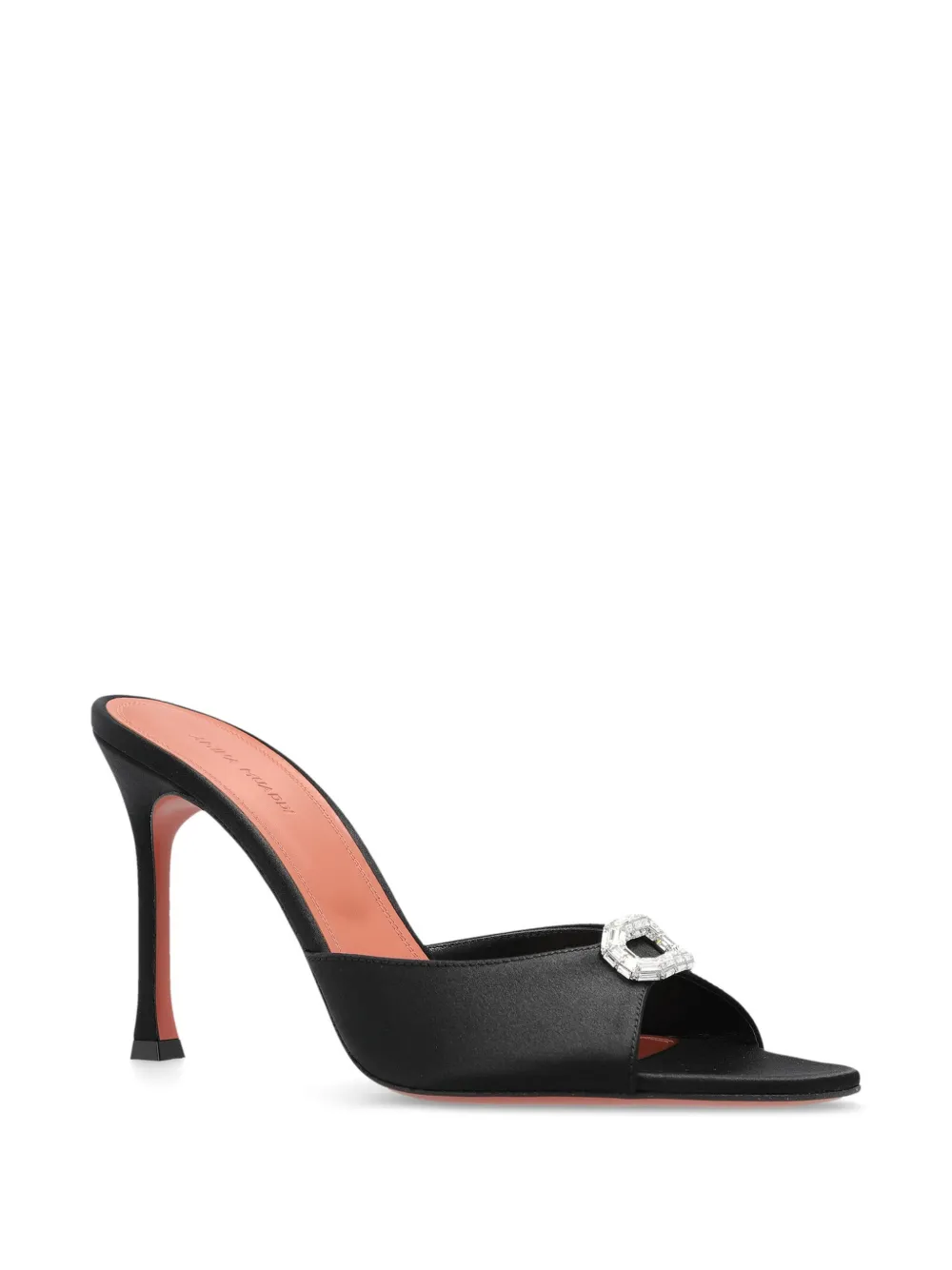 Amina Muaddi Mini Camelia crystal-embellished sandals Zwart
