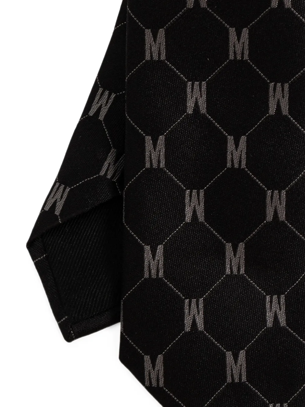 Moschino Zijden stropdas Zwart