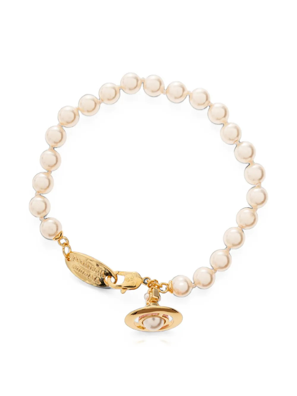 Vivienne Westwood Simonetta Orb bracelet - Toni neutri