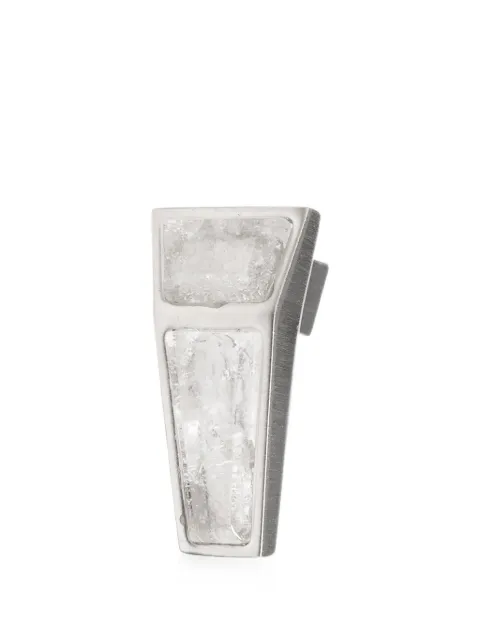 Rick Owens crystal-embellished single earring