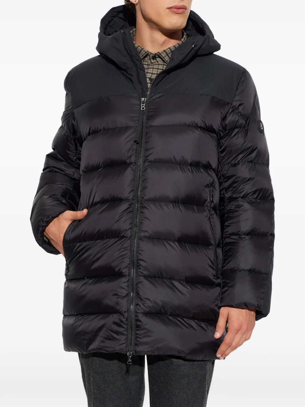 BOGNER Herby Hooded Down Jacket in Black, view 3
