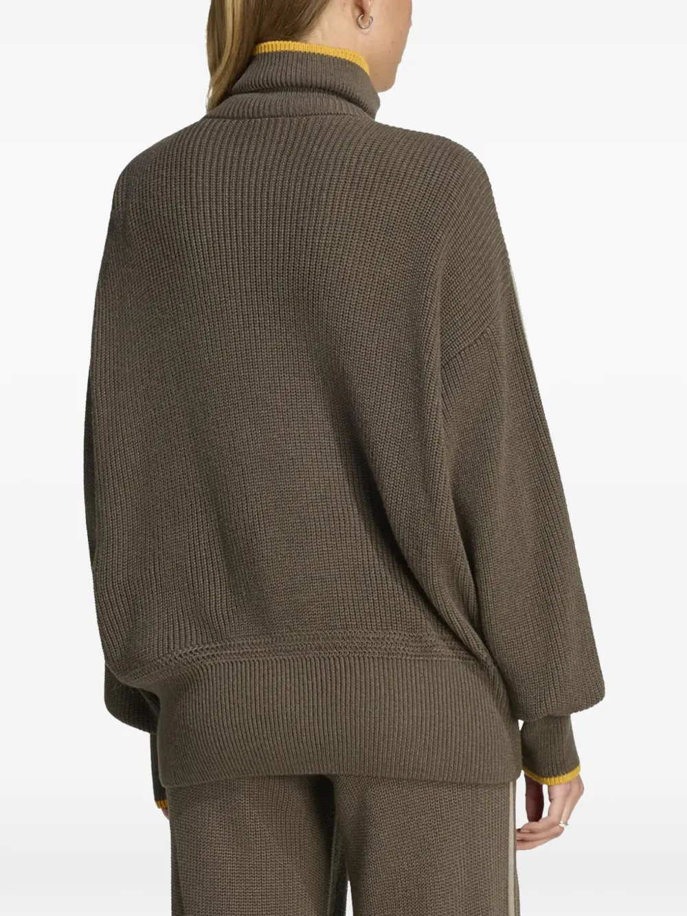 adidas Firebird logo-embroidered cardigan Bruin