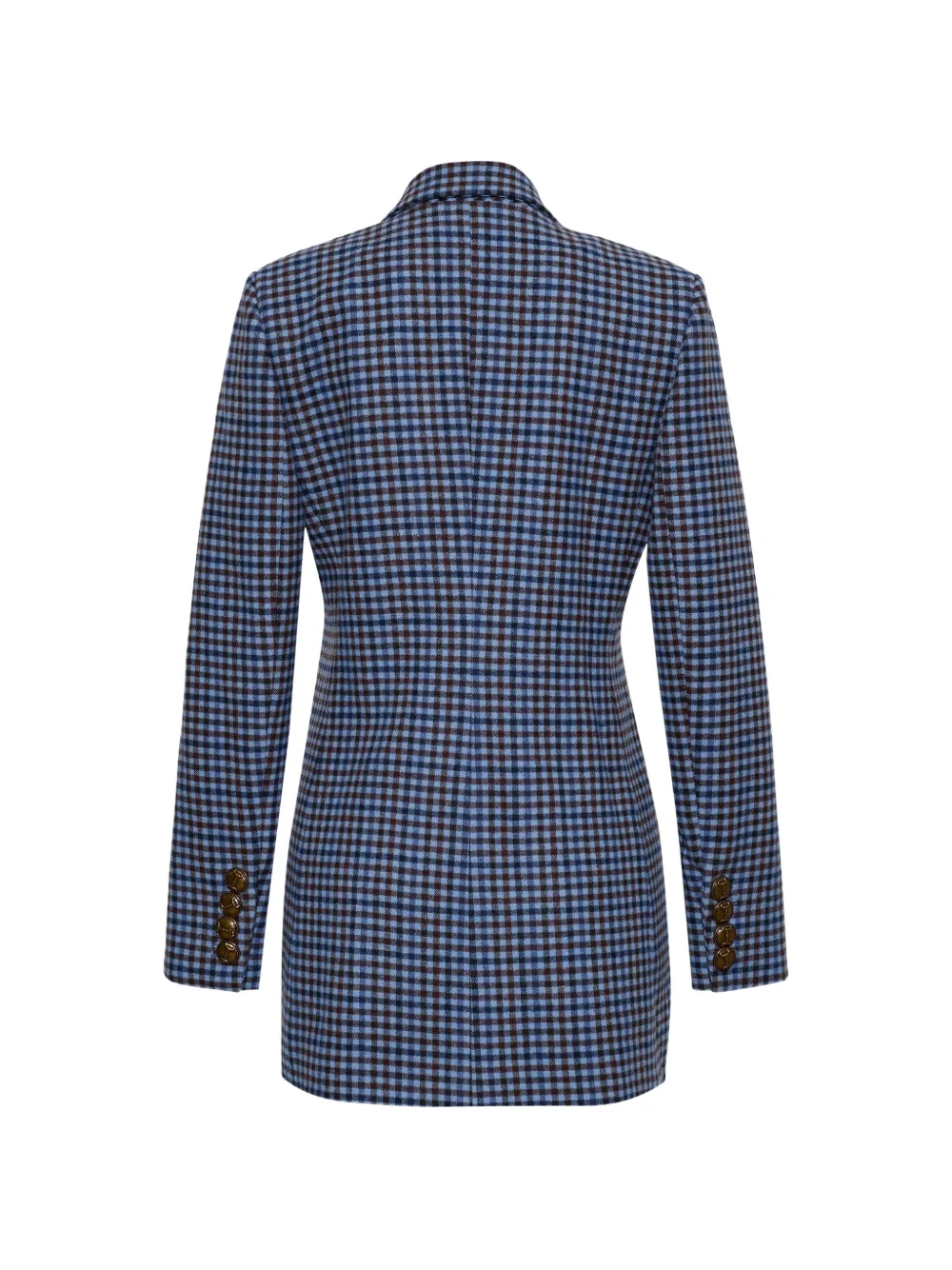 Cara Remy wollen blazer met dubbele rij knopen Blauw