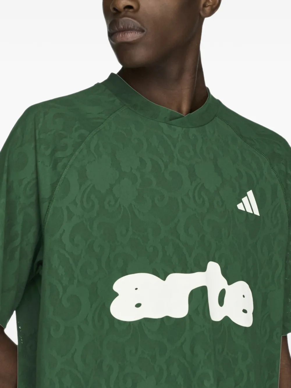 adidas x Arte Antwerp logo-print jacquard T-shirt Groen