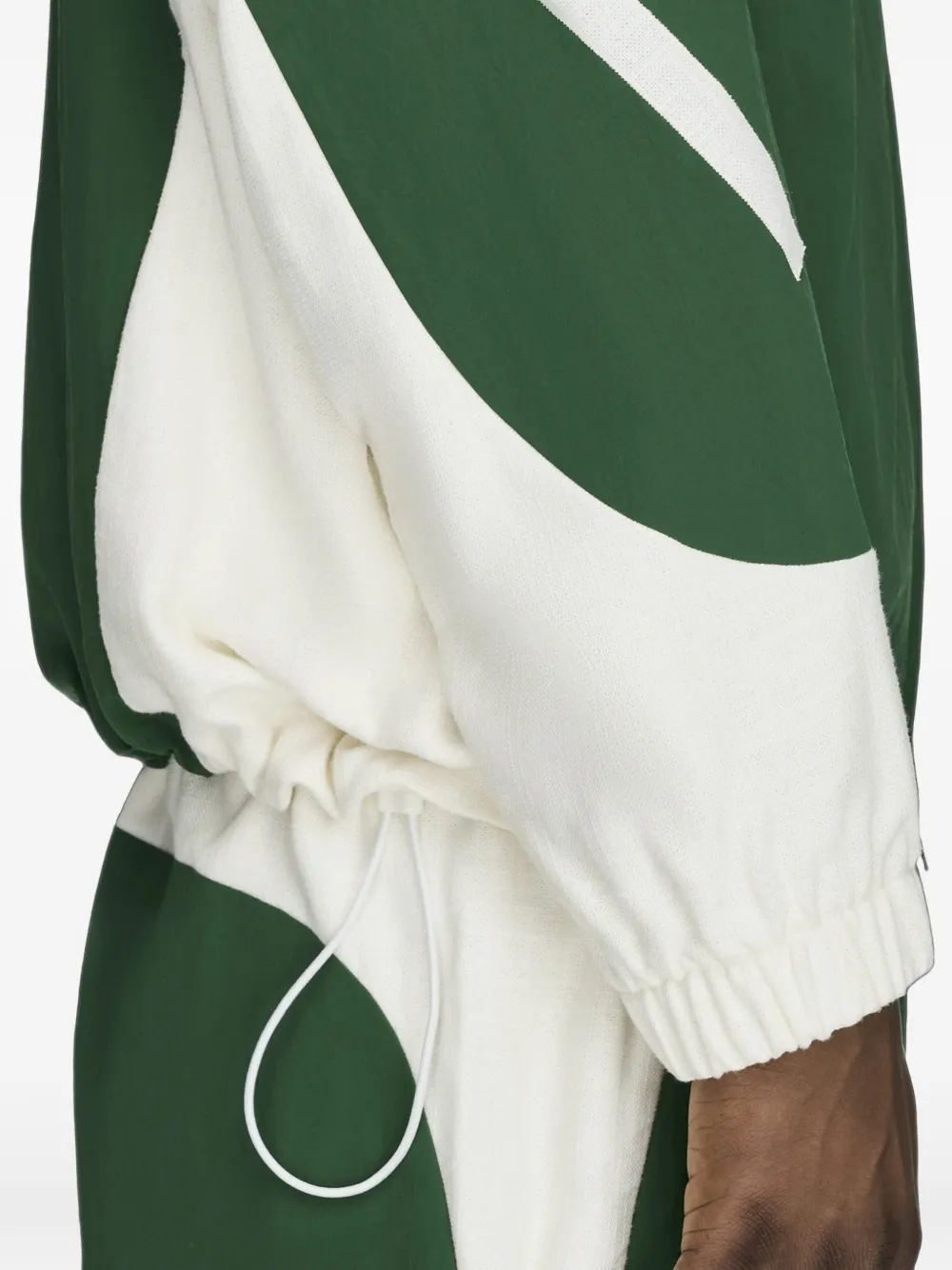 adidas x Arte Antwerp logo-embroidered full-zip sweatshirt Groen