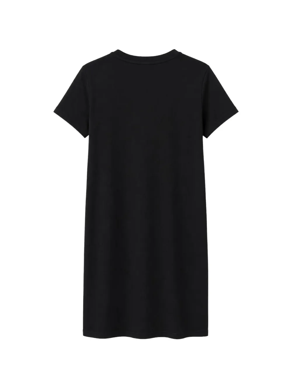 LĒO Psyche Dragon T-shirt mini-jurk met grafische print Zwart