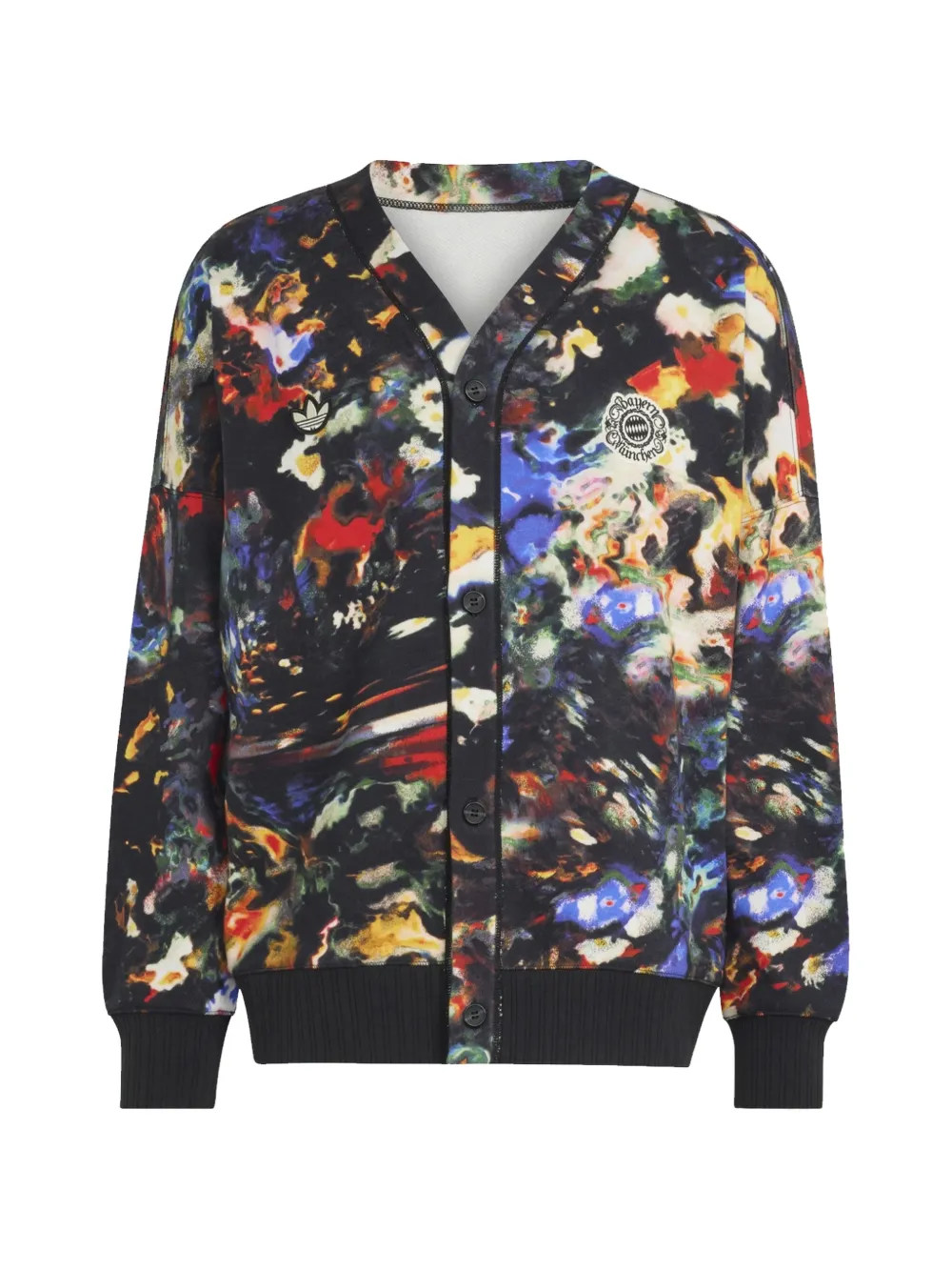 adidas Bayern Munich button-up cardigan Zwart