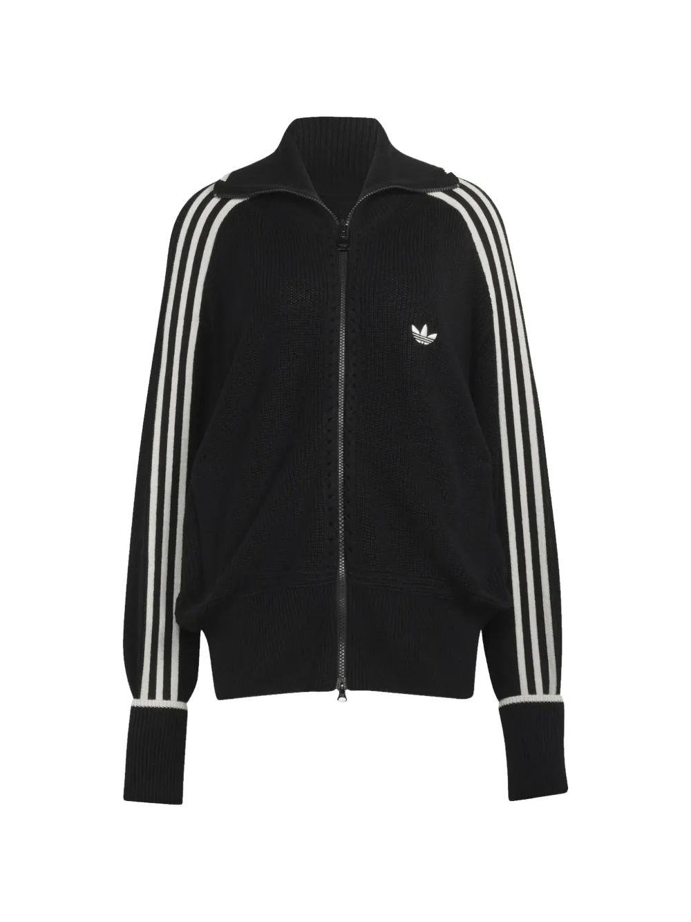 adidas Firebird side-stripe cardigan - Nero