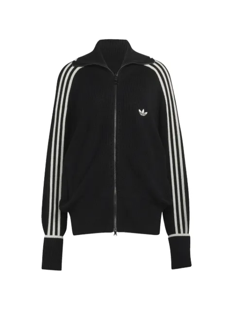 adidas Firebird side-stripe cardigan