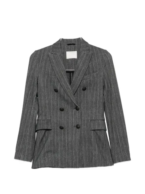 Circolo 1901 pinstripe-patten double-breasted blazer