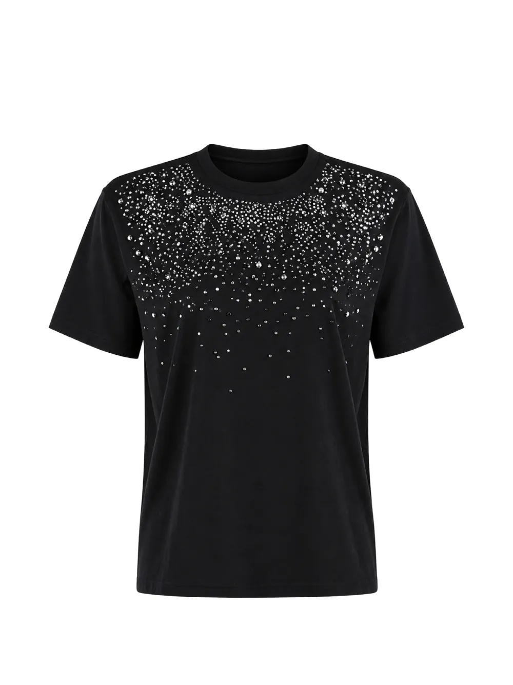 LIU JO crystal-embellished T-shirt - Nero