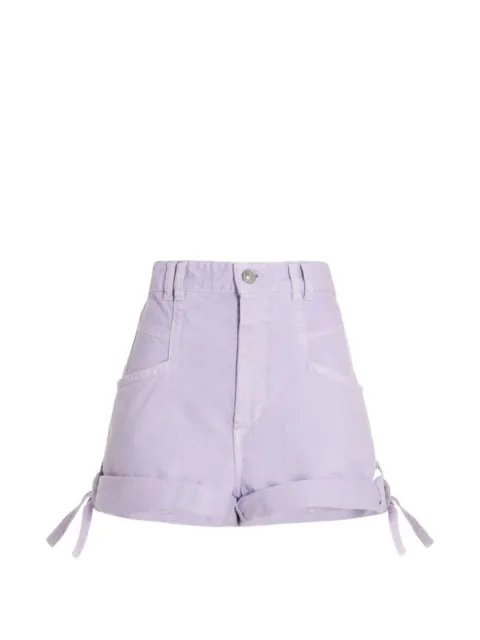 ISABEL MARANT side-tie rolled-cuff shorts