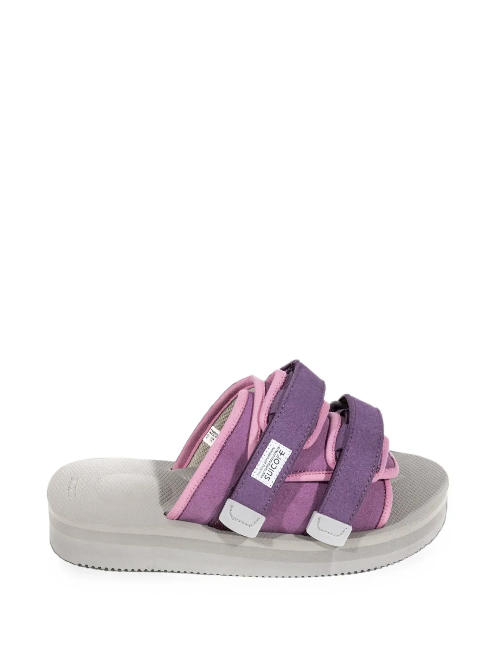 Suicoke Moto-po touch-strap slippers - Viola