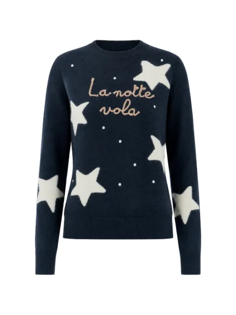 MC2 Saint Barth suéter con estrellas bordadas y intarsia