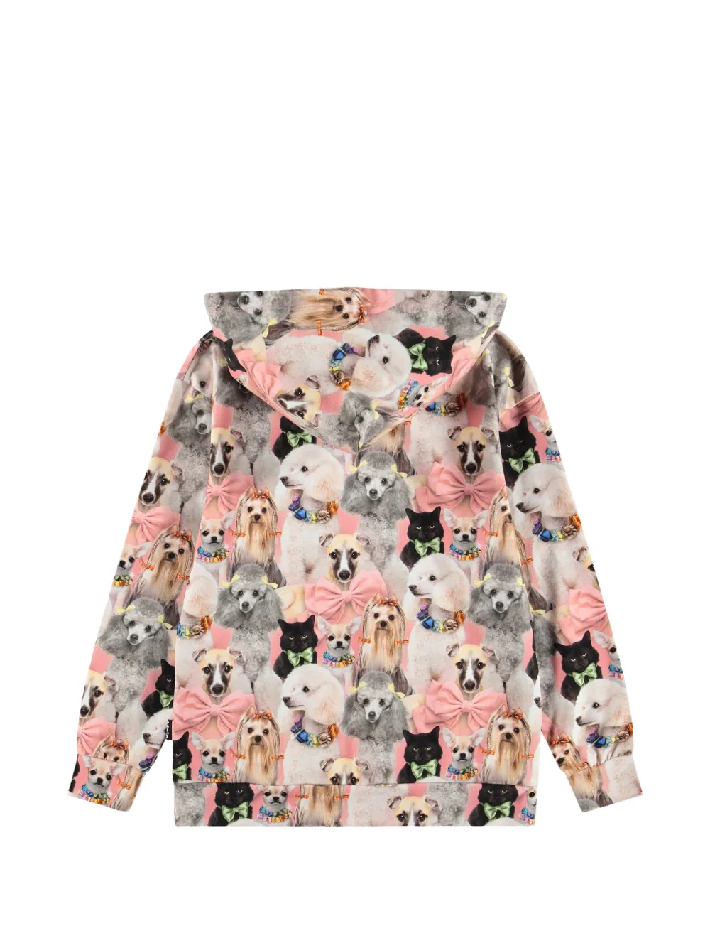 Molo Rhona hoodie met honden-print Roze