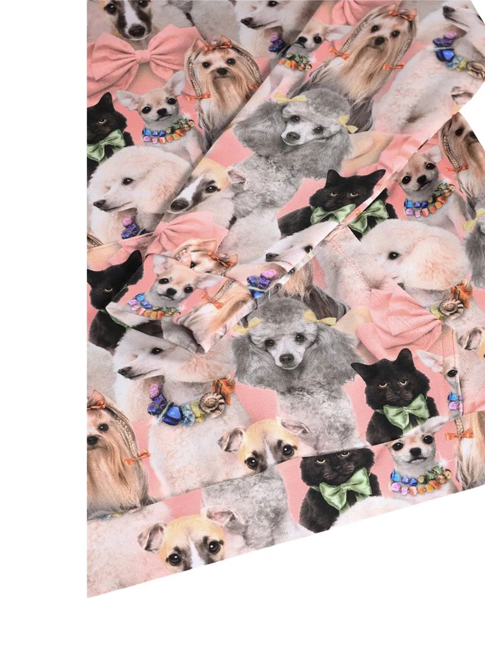 Molo Rhona hoodie met honden-print Roze