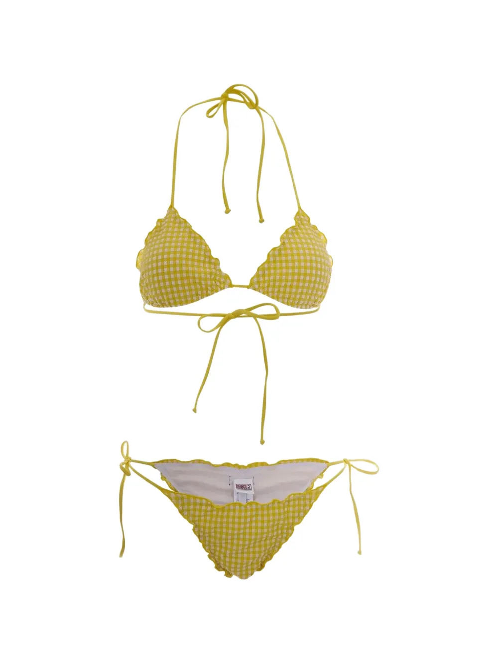 MC2 Saint Barth gingham seersucker bikini