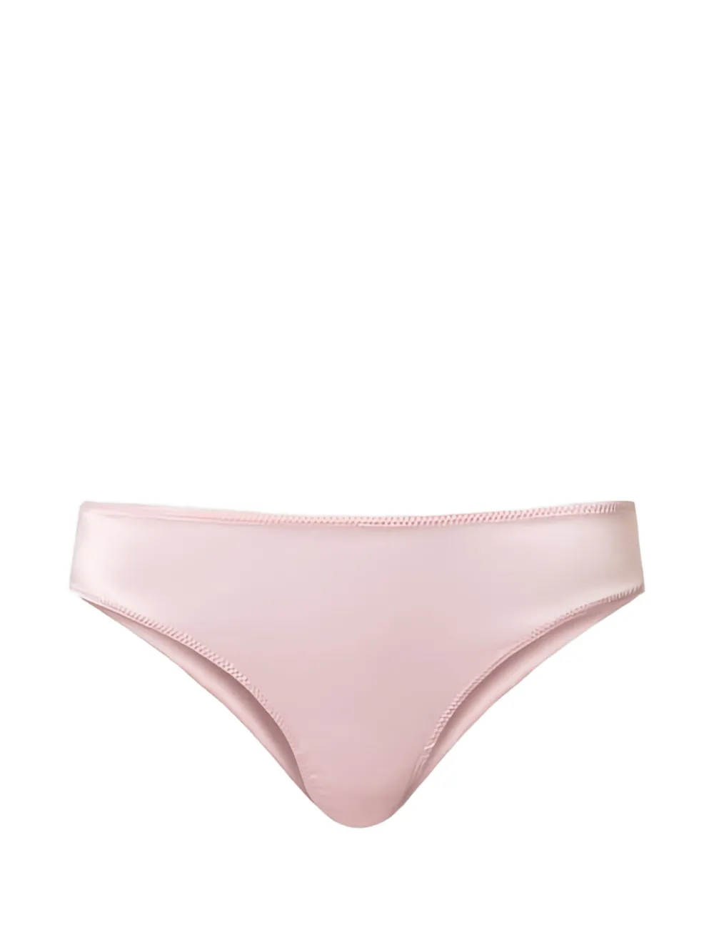 TWINSET Brazilian satin-effect briefs - Rosa