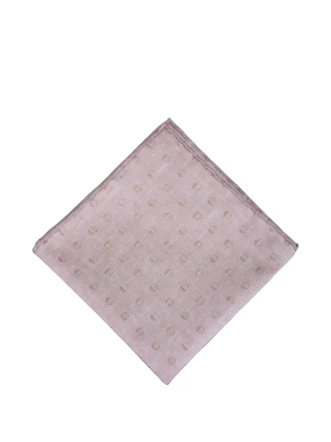 Paolo Albizzati polka-dot silk pocket square