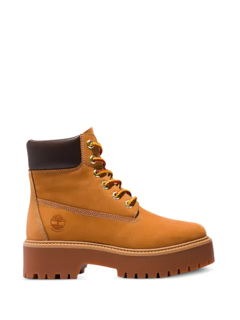 Timberland 플랫폼 레이스업 앵클 부츠