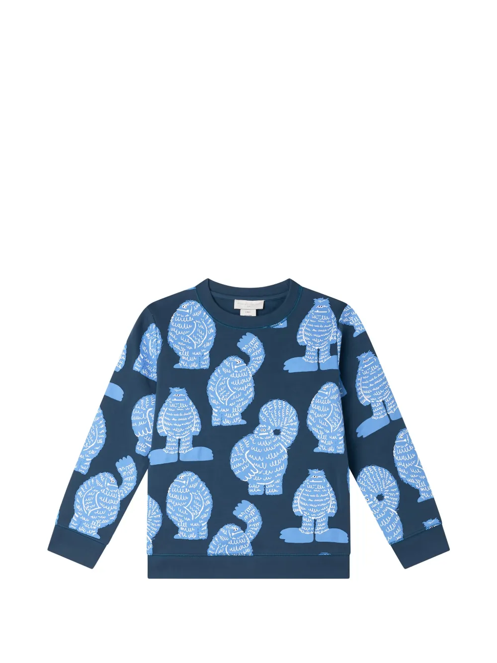 Stella McCartney Kids monster-print sweater - Blu