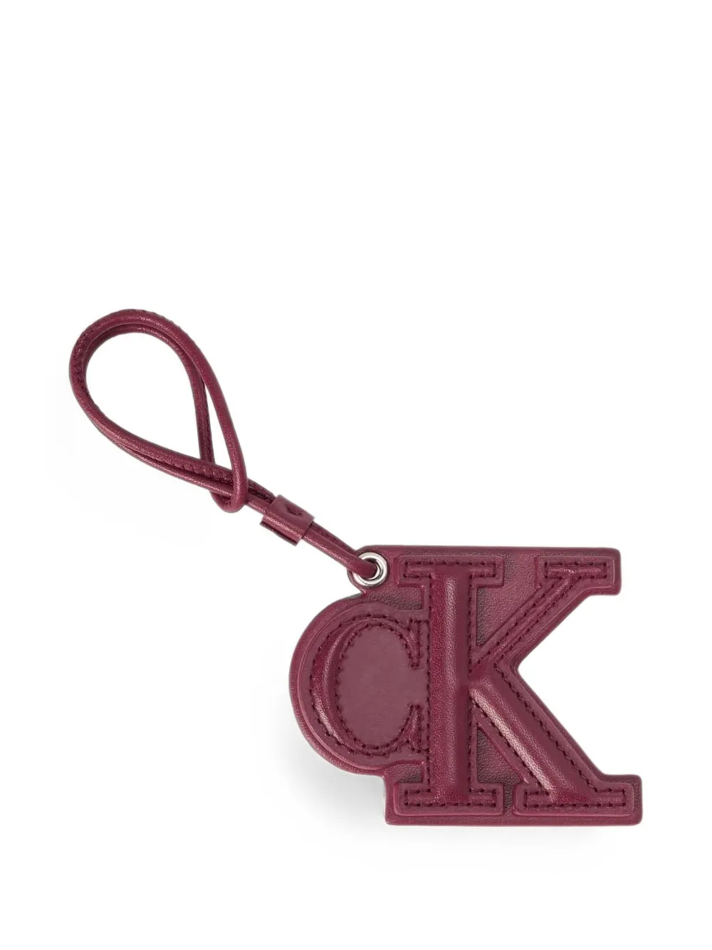 Calvin Klein Portachiavi con monogramma - Viola