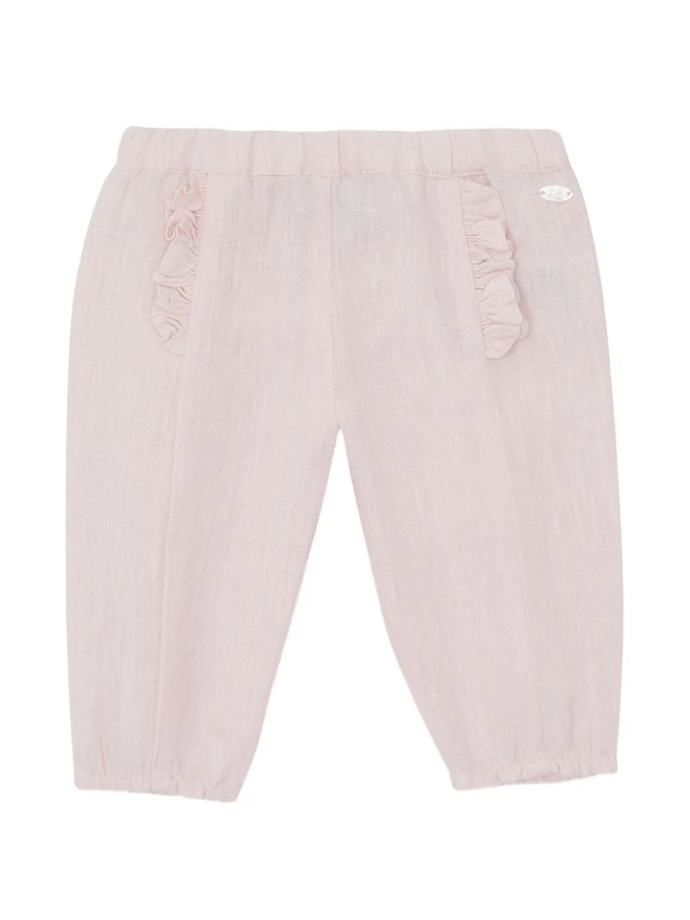 Tartine Et Chocolat ruffled-trim trousers - Rosa