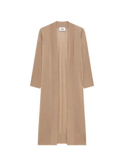 ALPHA STUDIO ribbed-knit long-sleeve cardigan
