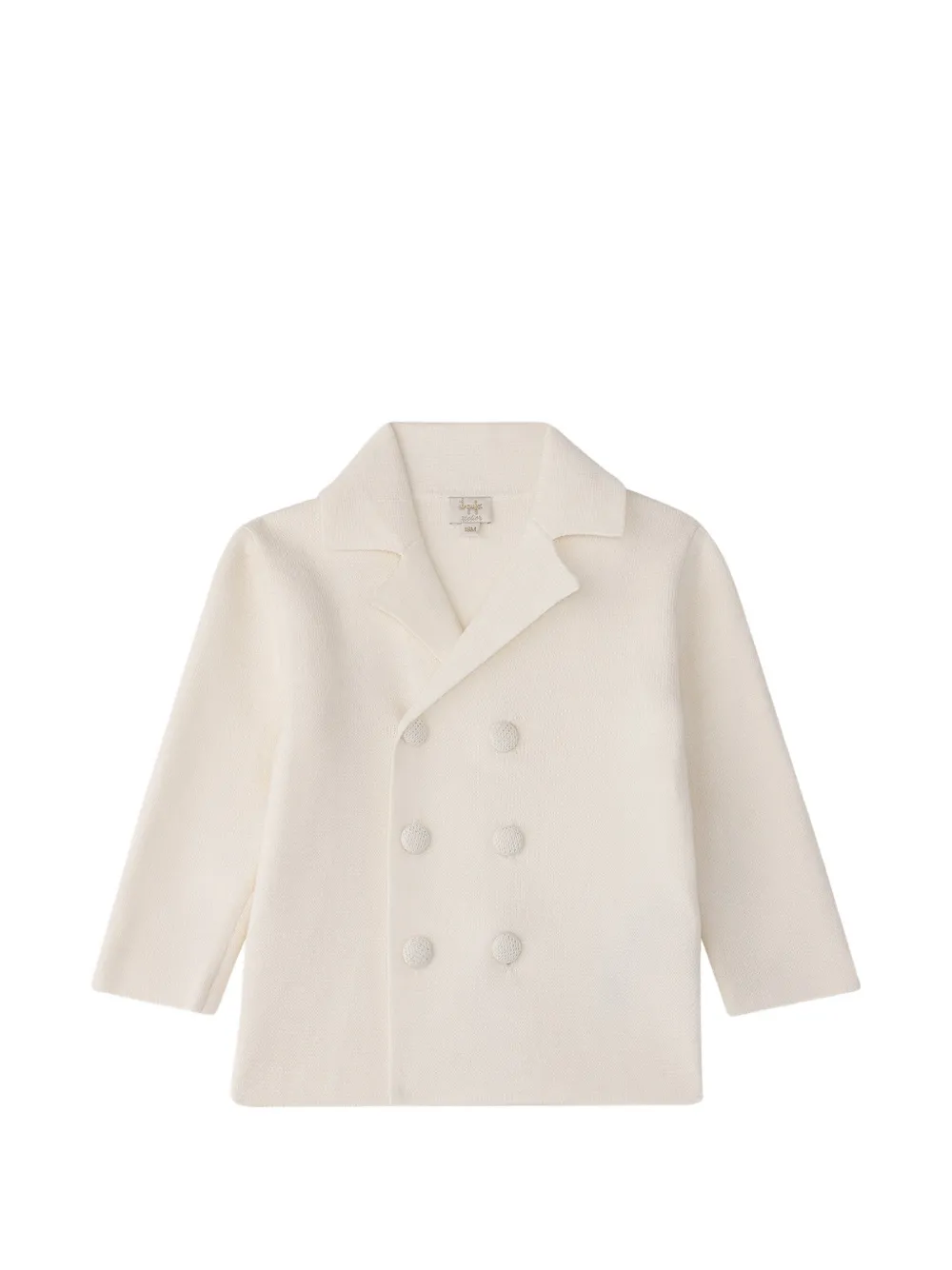 Il Gufo double-breasted cardigan - Bianco