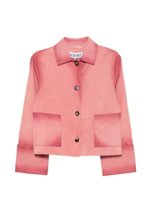 JIL SANDERピンク ロングコート フレア袖 6ボタン Jil Sander ロゴ ジャケット | ピンク | FARFETCH JP