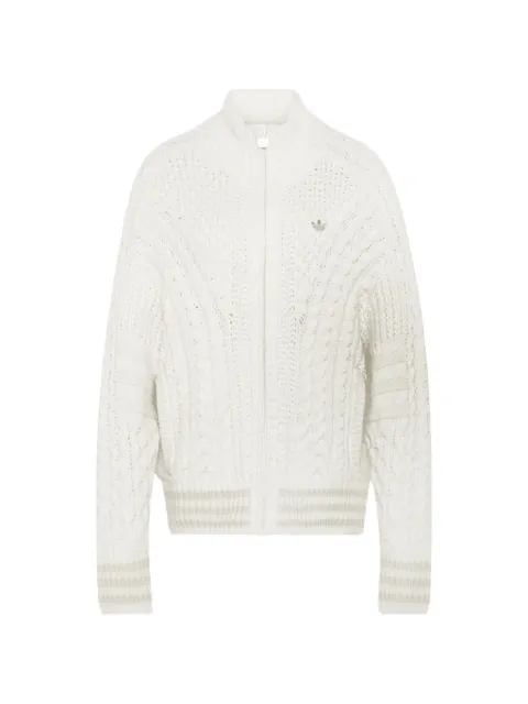 adidas Firebird cable-knit cardigan