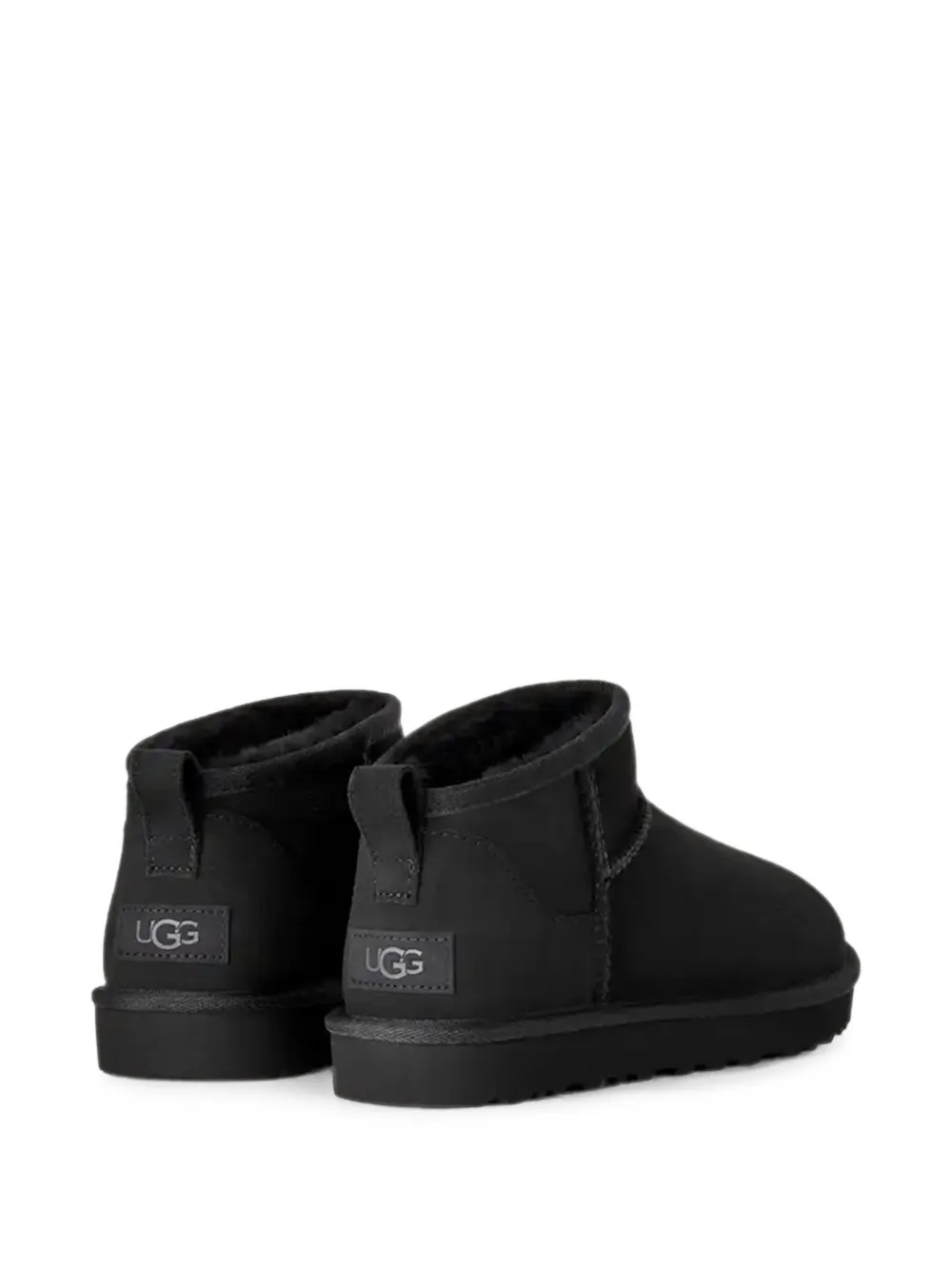 Ugg Classic Ultra Mini Ankle Boots In Black