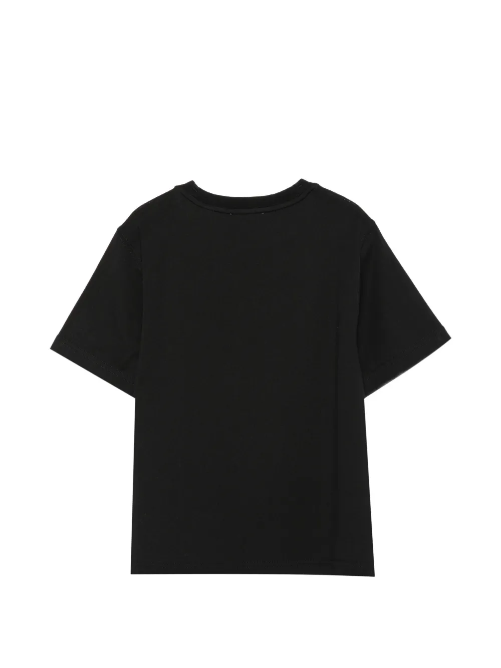 Burberry Kids Equestrian Knight Design T-shirt Zwart