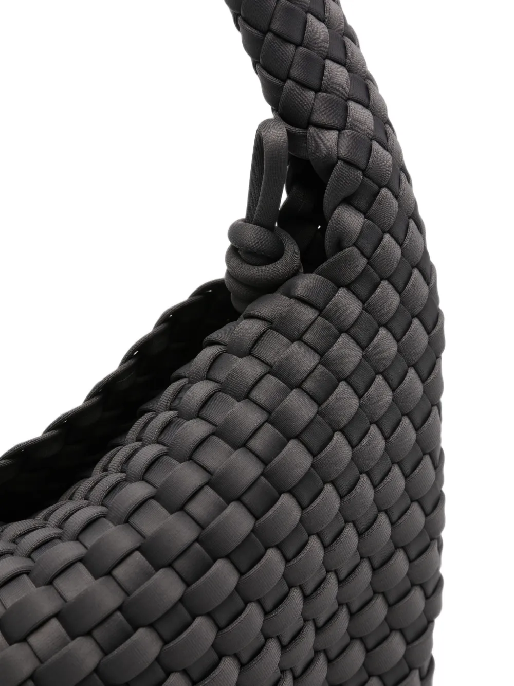 Marrea Woven Shoulder Bag In Black