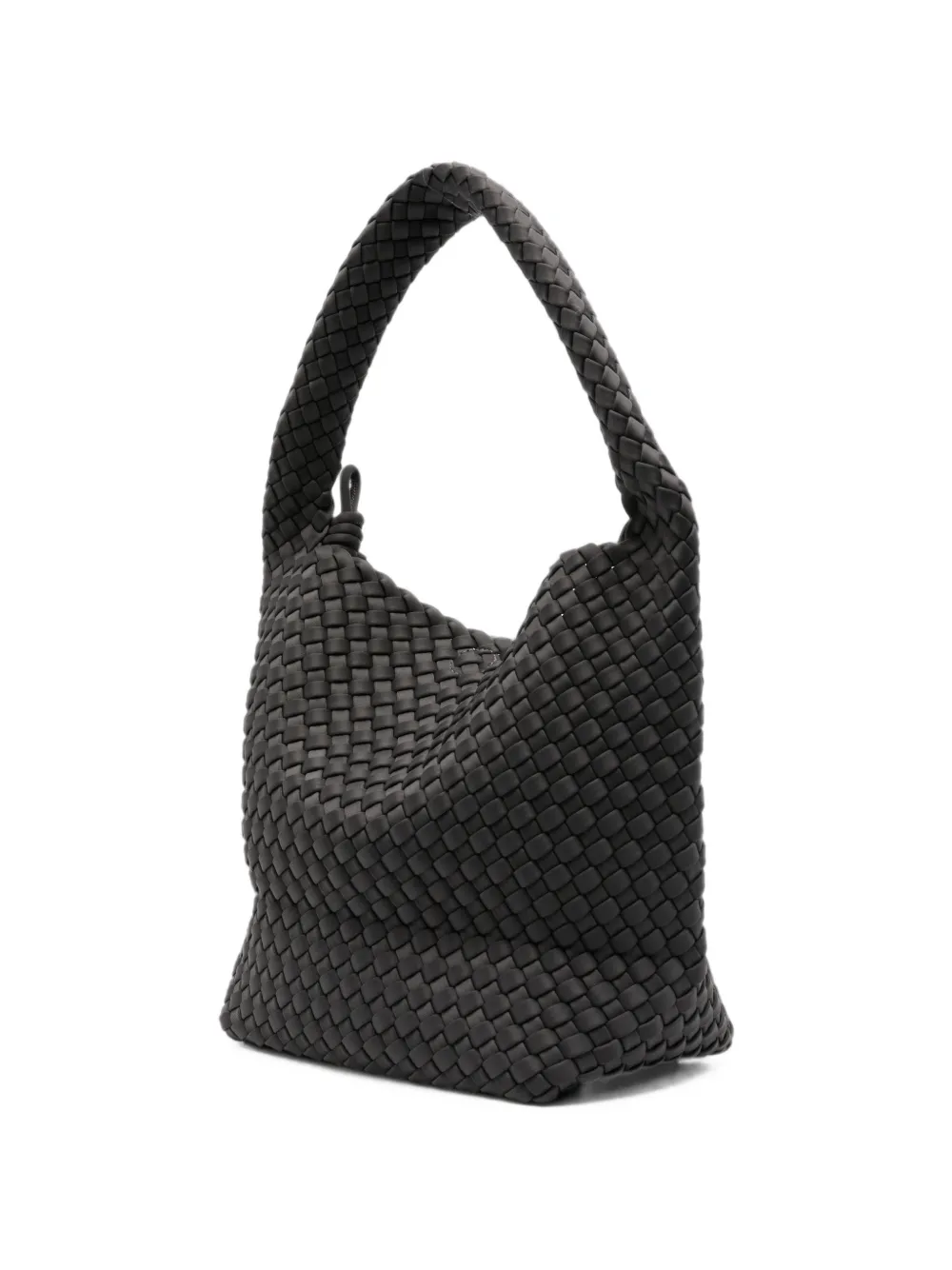 Marrea Woven Shoulder Bag In Black