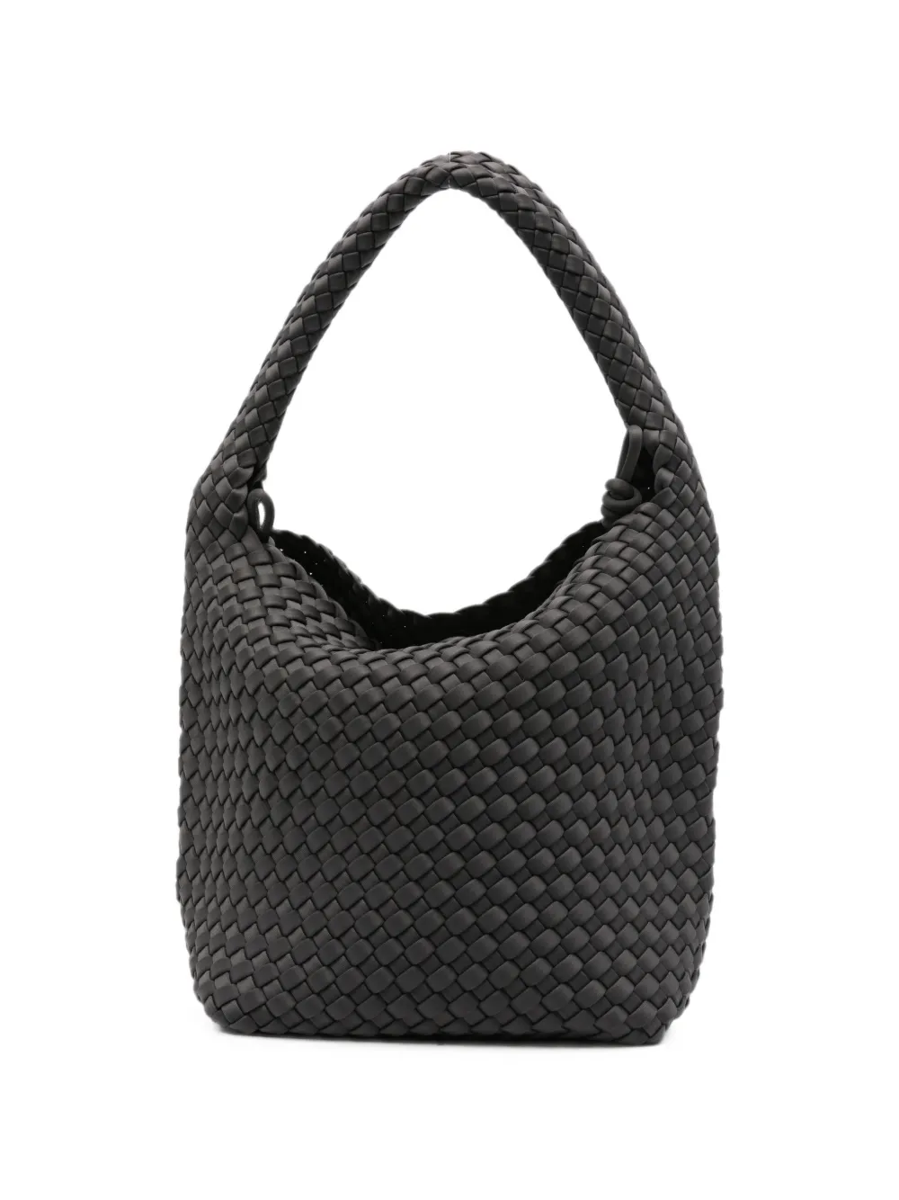 Marrea Woven Shoulder Bag In Black