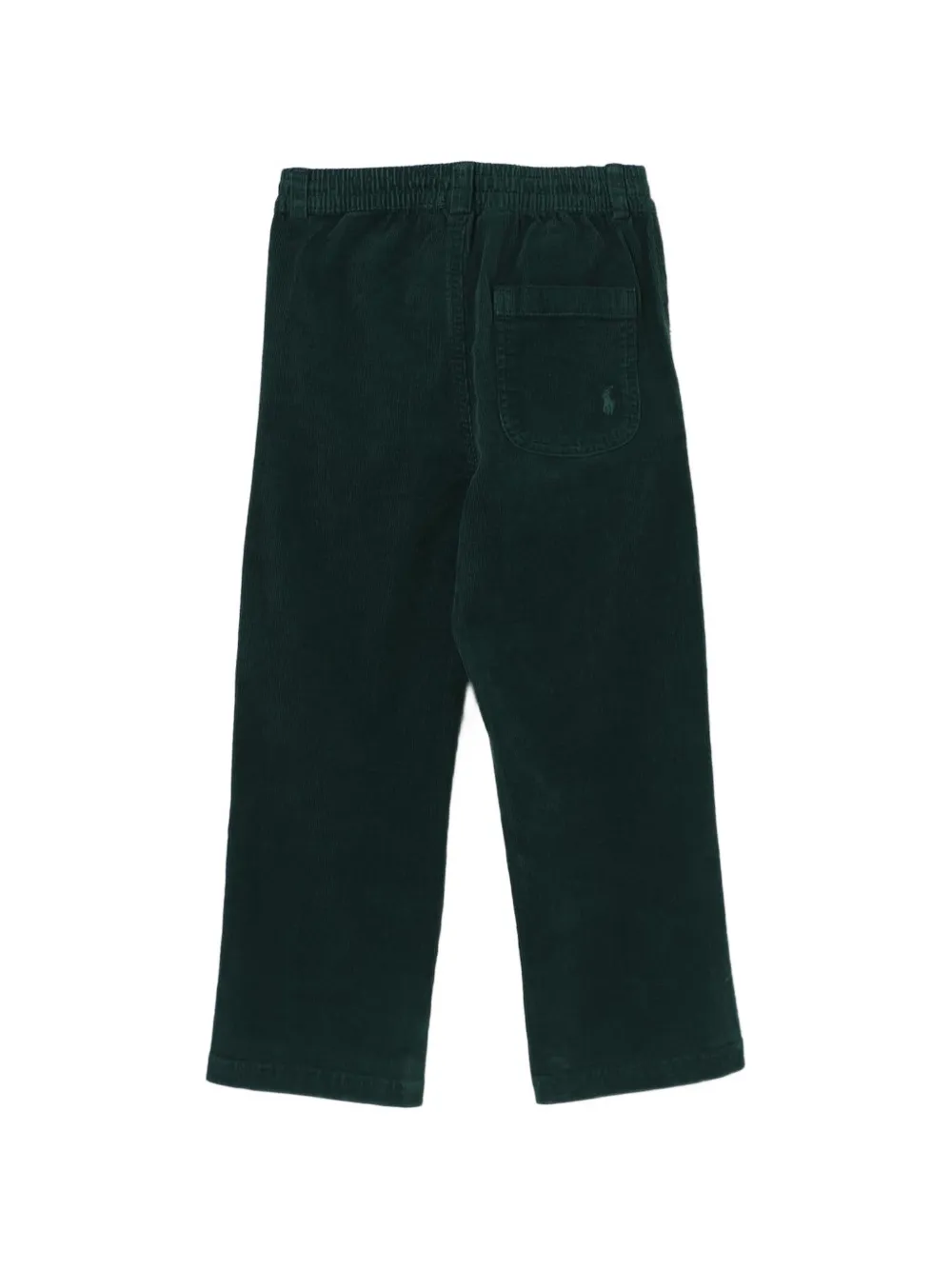 POLO RALPH LAUREN KIDS Ribfluwelen plooibroek Groen