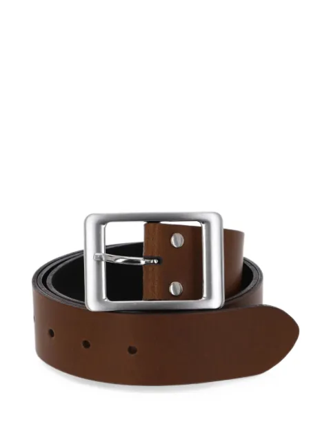 BGM LABEL buckle-fastening leather belt
