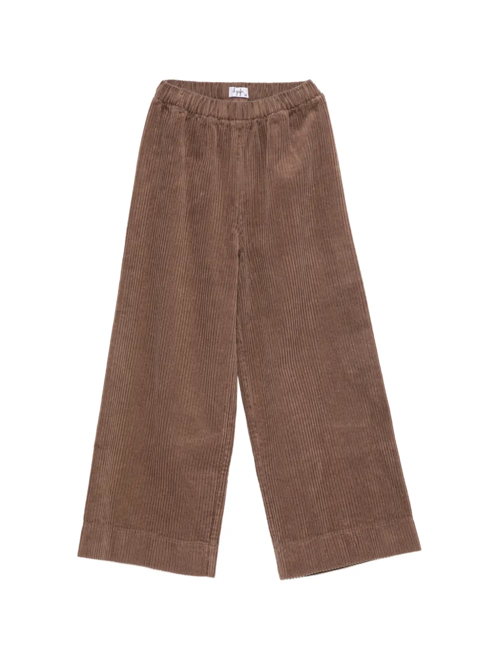 Il Gufo corduroy wide-leg trousers - Marrone