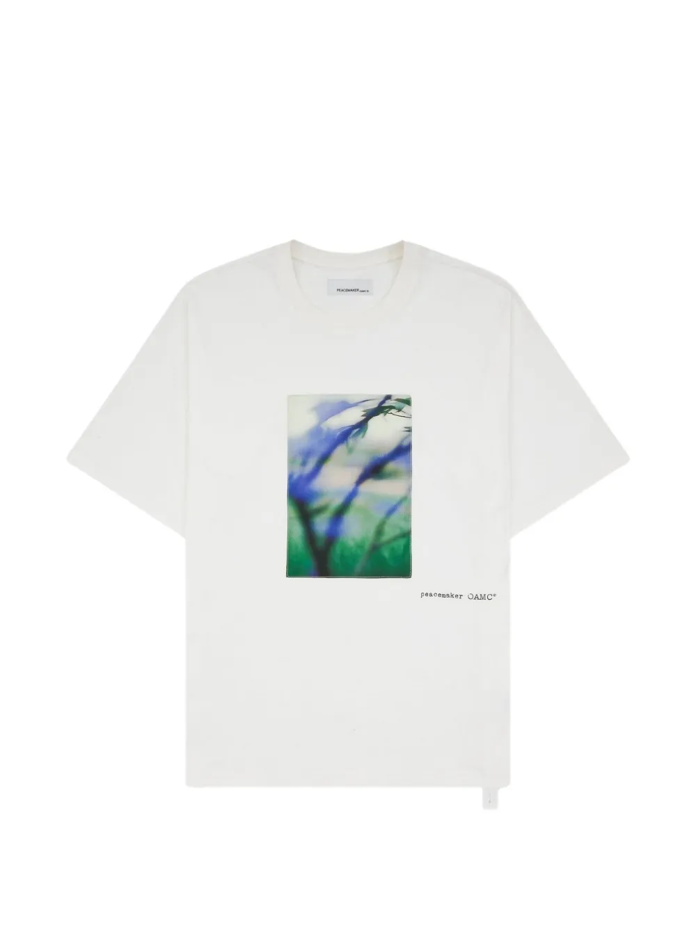 Peacemaker Oamc graphic-print cotton T-shirt - Bianco