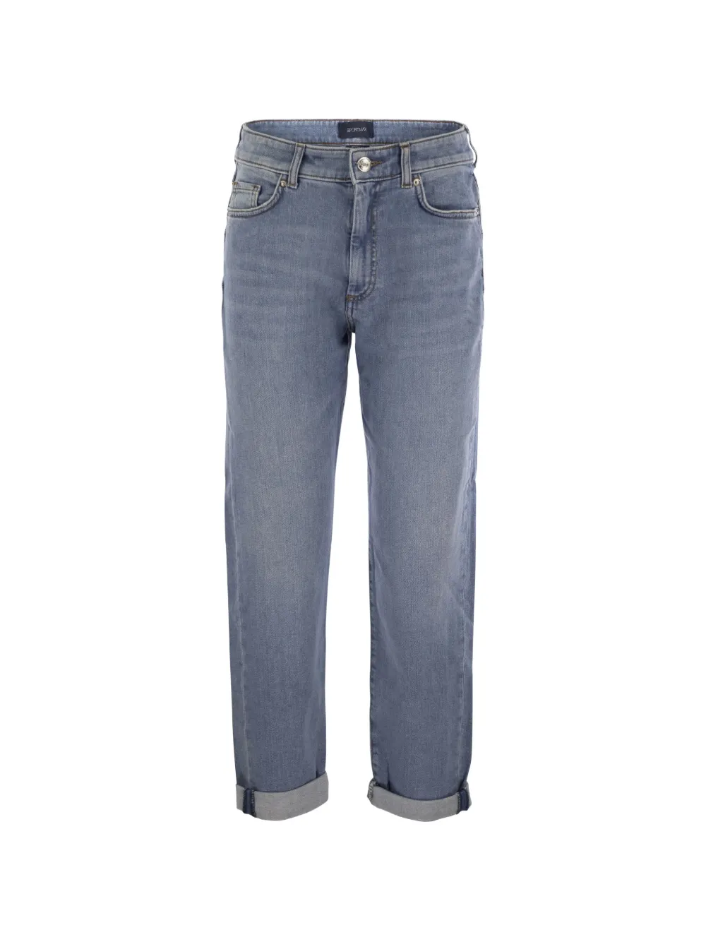 Sportmax Brian turn-up jeans - Blu