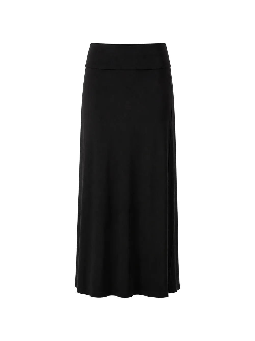 FRANK LYMAN slit-detail midi skirt - Nero