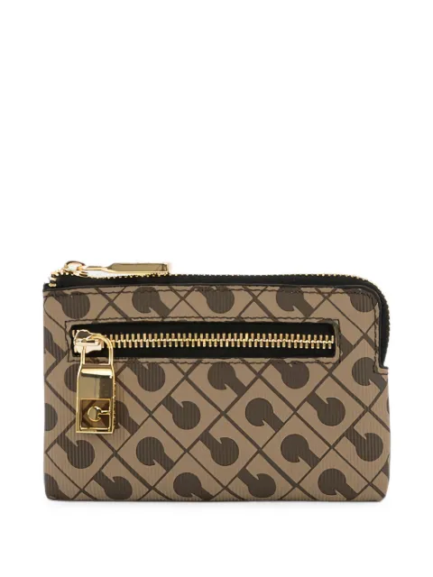 Gherardini monogram-print zipped pouch