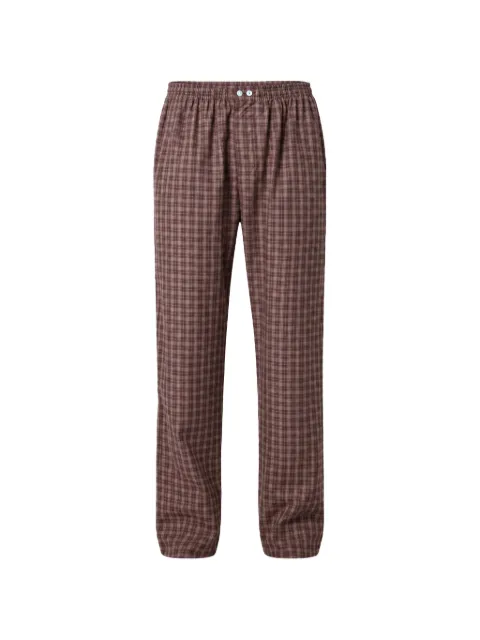 TEKLA Serra check pyjamas
