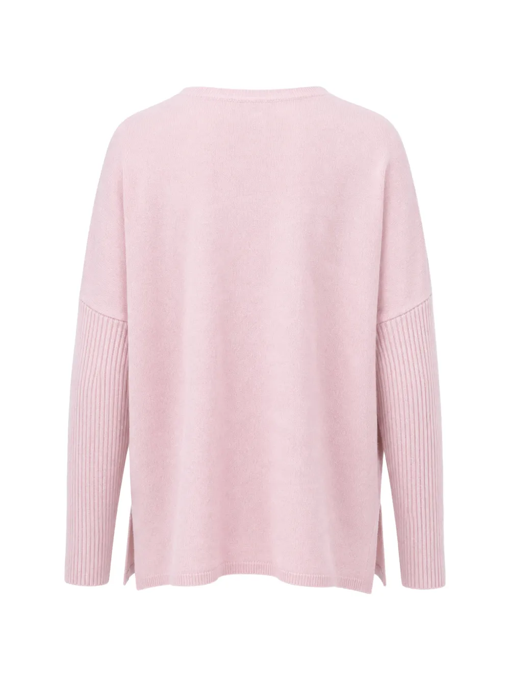 Not Shy Faustine trui met V-hals Roze