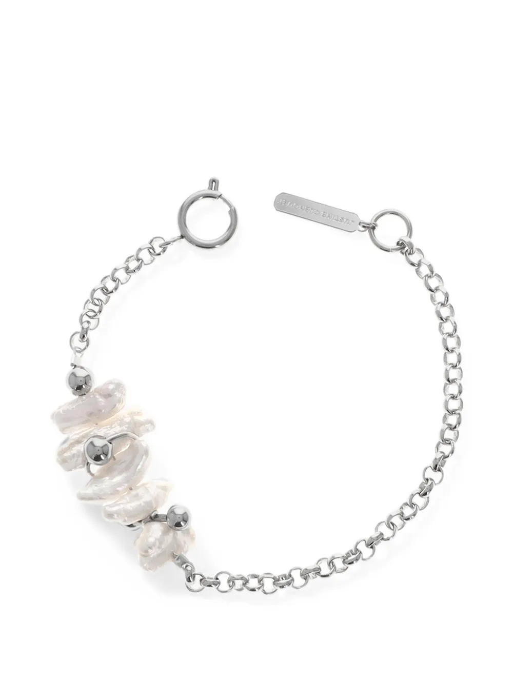 Justine Clenquet Sunny pearl bracelet - Argento