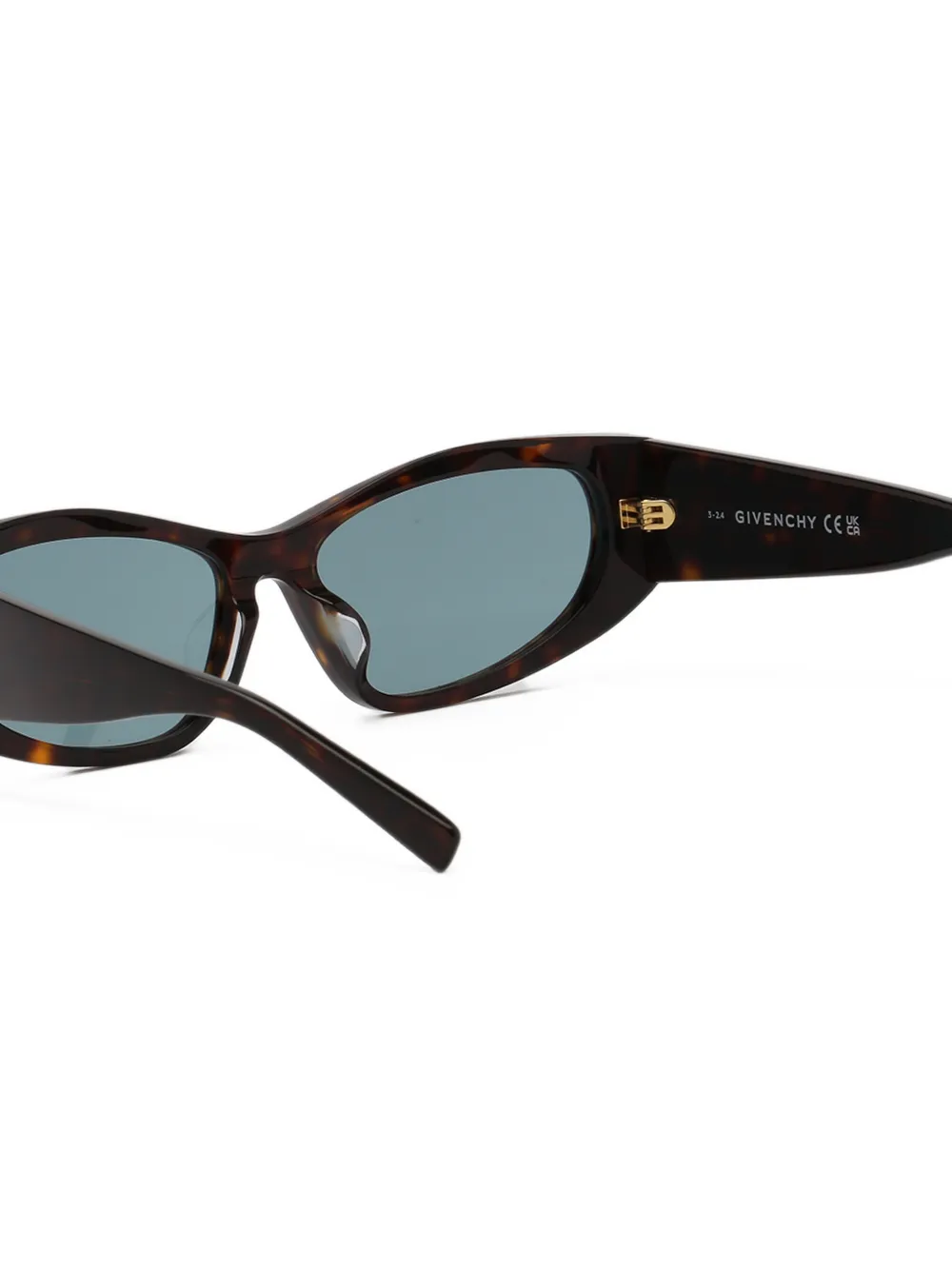 Givenchy Eyewear Zonnebril met cat-eye montuur Bruin