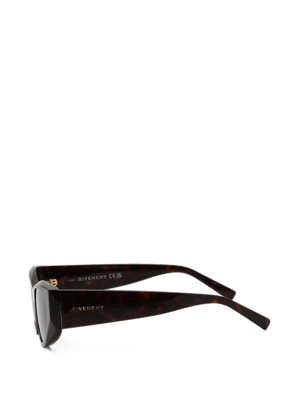 Givenchy Eyewear Zonnebril met cat-eye montuur Bruin